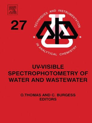 cover image of UV-visible Spectrophotometry of Water and Wastewater
